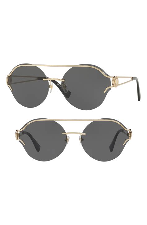 Women's Versace Rock Icons Medusa 61mm Metal Sunglasses 